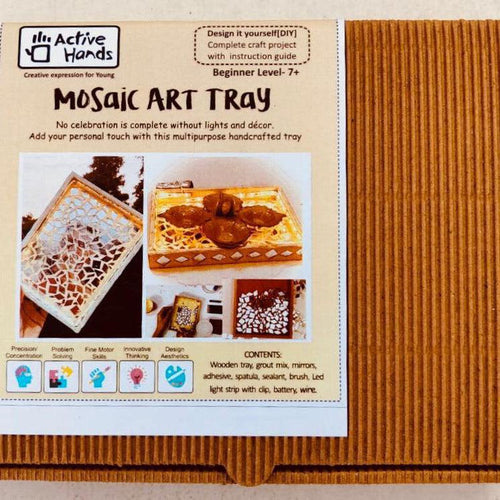 Mosaic Art Tray DIY kit-DIY Kit-House of Ekam