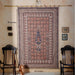 Multicolor Pandu Machilipatnam Kalamkari Palampore Wall Art-Framed Wall Art-House of Ekam