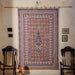 Multicolor Pandu Machilipatnam Kalamkari Palampore Wall Art-Framed Wall Art-House of Ekam