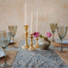 Neelam Damask Kalamkari Handblockprinted Table Cloth-Table Runners-House of Ekam