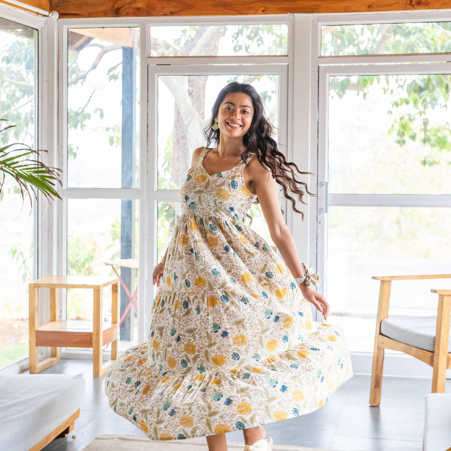 Buy Cotton Summer Dresses for Women | Block Prints House of Ekam Buy Cotton Summer Dresses for Women | Block Prints House of Ekam