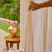 Off-White Buti Baag Cutwork Cotton Banaras Curtain-Curtains-House of Ekam