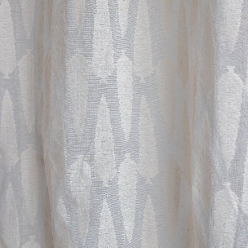 Off-White Cypress Banarsi Curtain-Curtains-House of Ekam