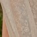 Off White Jharokha Jaal Banarsi Embroidered Cotton Silk Curtain-Curtains-House of Ekam