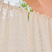 Off-White Paisley Cutwork Cotton Banaras Curtain-Curtains-House of Ekam