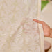 Off-White Paisley Cutwork Cotton Banaras Curtain-Curtains-House of Ekam