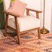 Orange & Brown Savu Screen Printed Cotton Rug-Rug-House of Ekam