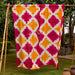 Orange and Pink Tie Dye Aamras Cotton Silk Curtain-Curtains-House of Ekam