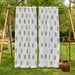 Parijat Pink Blockprint Cotton Slub Curtain-Curtains-House of Ekam