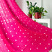 Pink Bandhani Curtain-Curtains-House of Ekam