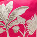 Pink Embroidered Tropicasa Haven Cotton Linen Cushion Cover-Cushion Covers-House of Ekam