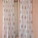 Pink & Green Multi Buti Noor Blockprint Cotton Slub Curtain-Curtains-House of Ekam