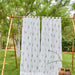Pink & Green Multi Tilak Blockprint Cotton Slub Curtain-Curtains-House of Ekam