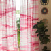 Pink Hand Tie Dye Sheer Curtain-Curtains-House of Ekam