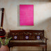 Pink Maze Of Life Lambani Hand Embroidery Wall Art-Framed Wall Art-House of Ekam
