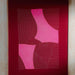Pink Patch Abstract Hand Embroidery Wall Art-Framed Wall Art-House of Ekam