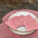 Pink Raffia Natural Table Linen Set-Table Runners-House of Ekam