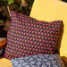Pink & Red Spring Buti Blockprint Print Cushion Cover-Cushion Covers-House of Ekam