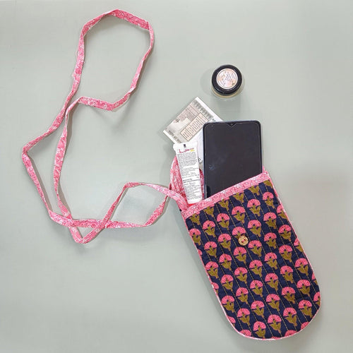 Pink & Red Spring Phone Sling-Phone Sling-House of Ekam