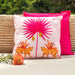 Pink Tropicasa Oasis Bloom Cushion Cover-Cushion Covers-House of Ekam