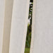 Plain White Cotton Linen Handwoven Curtain-Curtains-House of Ekam