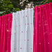 Rani Pink Neer Jamdani Cotton Handloom Curtain-Curtains-House of Ekam