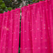 Rani Pink Neer Jamdani Cotton Handloom Curtain-Curtains-House of Ekam