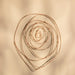 Rattan Concentric Rose Wall Hanging-Wall Art-House of Ekam