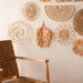 Rattan Concentric Rose Wall Hanging-Wall Art-House of Ekam