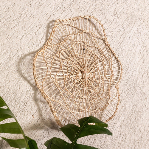 Rattan Wander Weave Wall Hanging-Wall Art-House of Ekam