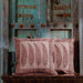 Red Ambi Kalamkari Blockprint Cushion Cover-Cushion Covers-House of Ekam