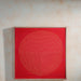 Red Chakra Lambani Hand Embroidery Wall Art 2*2 feet-Framed Wall Art-House of Ekam