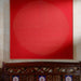 Red Chakra Lambani Hand Embroidery Wall Art 4*4 feet-Framed Wall Art-House of Ekam