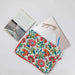 Red & Green Floral Entwine Laptop Sleeve-Laptop Sleeves-House of Ekam