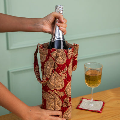 Koyal Wholesale Happy Birthday Wine Bag, Healthy Crap Wine Bottle Cover,  Canvas Wine Bag, 1-Pack | Wayfair