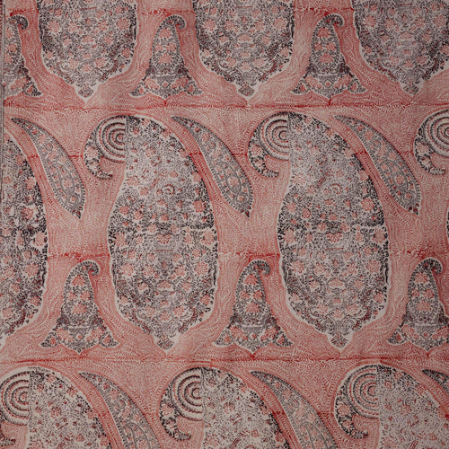 Red Paisley Machilipatnam Kalamkari Palampore Wall Art-Framed Wall Art-House of Ekam