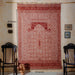 Red Pandu Machilipatnam Kalamkari Palampore Wall Art-Framed Wall Art-House of Ekam