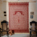 Red Pandu Machilipatnam Kalamkari Palampore Wall Art-Framed Wall Art-House of Ekam