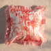 Red Tropical Dreams Ruffle Cushion Cover-Cushion Covers-House of Ekam