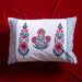 Royal Cypress Poppy Cushion Cover-Cushion Covers-House of Ekam