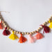 Rustic Wooden & Colorful Wool Tassel Bunting-Buntings-House of Ekam