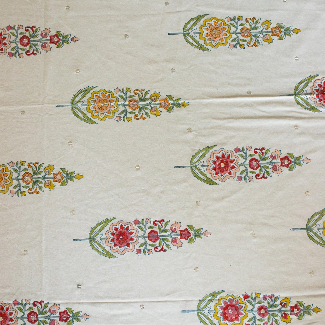 Saanjh Multi Cypress Table Linen Set-Table Runners-House of Ekam