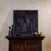 Sangam Black Patchwork Lambani Hand Embroidery Wall Art-Framed Wall Art-House of Ekam