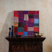 Sangam Multicolor Patchwork Lambani Hand Embroidery Wall Art-Framed Wall Art-House of Ekam
