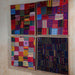 Sangam Patchwork Lambani Hand Embroidery Wall Art Set of 4-Framed Wall Art-House of Ekam