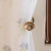 Shell Brass Curtains Hold Backs set of 2-Tie Backs-House of Ekam