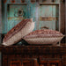 Sindhura Paisley Kalamkari Blockprint Cushion Cover-Cushion Covers-House of Ekam
