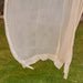 Solid Beige Chiffon Sheer Curtain-Curtains-House of Ekam