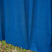 Solid Blue Cotton Handloom Curtain-Curtains-House of Ekam