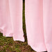 Solid Light Pink Cotton Slub Curtain-Curtains-House of Ekam